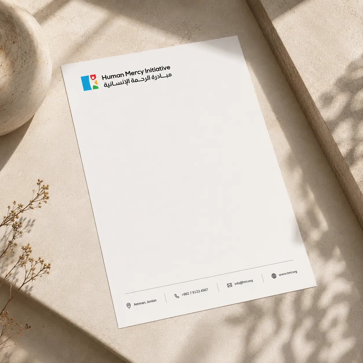 Human Mercy Initiative — Brand Collateral
